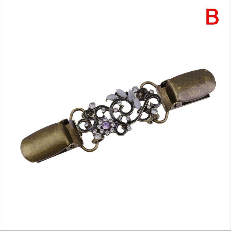 Femmes rétro Vintage Cardigan canard pince broche pull châle Blouse col pull écharpe fermoir broche bijoux accessoires: 23