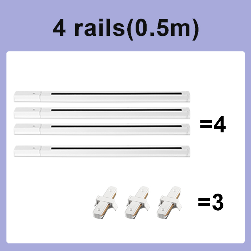 LED Track Light Set 12-40W plafoniera ad alta luminosità per Street Living Room Kitchen Home appliance Rail faretti mobili Led