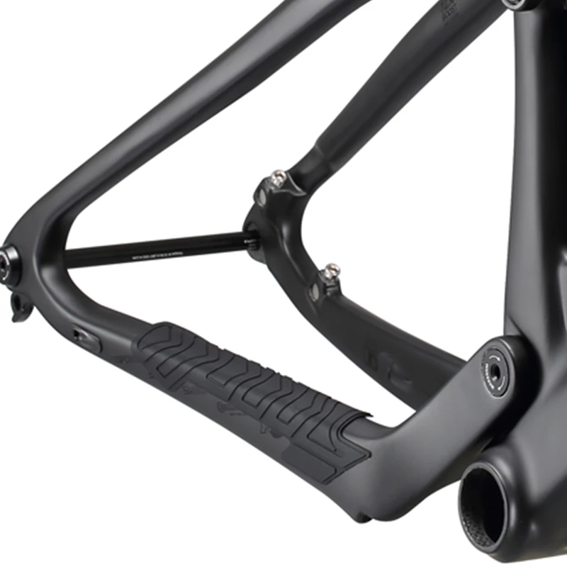 Fahrrad Kette Protector Kettenstrebe Carbon Fiber Radfahren Rahmen Kette Bleiben Posted Kette Pflege Schutz Abdeckung Fahrrad Zubehör