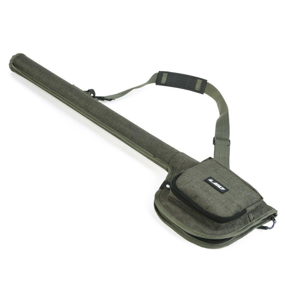 Leo flugfiske väska 27991 ta in fiske rulle fiskespön tillbehör låda 82cm armégrön duk paket pesca lock väskor: Default Title