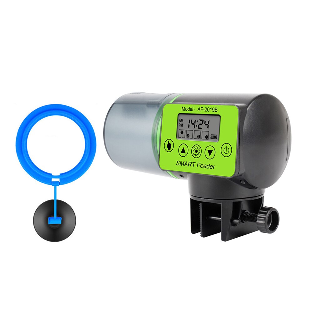 Smart Fish Tank Automatische Timer Feeder Machine Aquarium Intelligente Controle Timing Lcd Aangeven Voeden Dispenser Accessoires