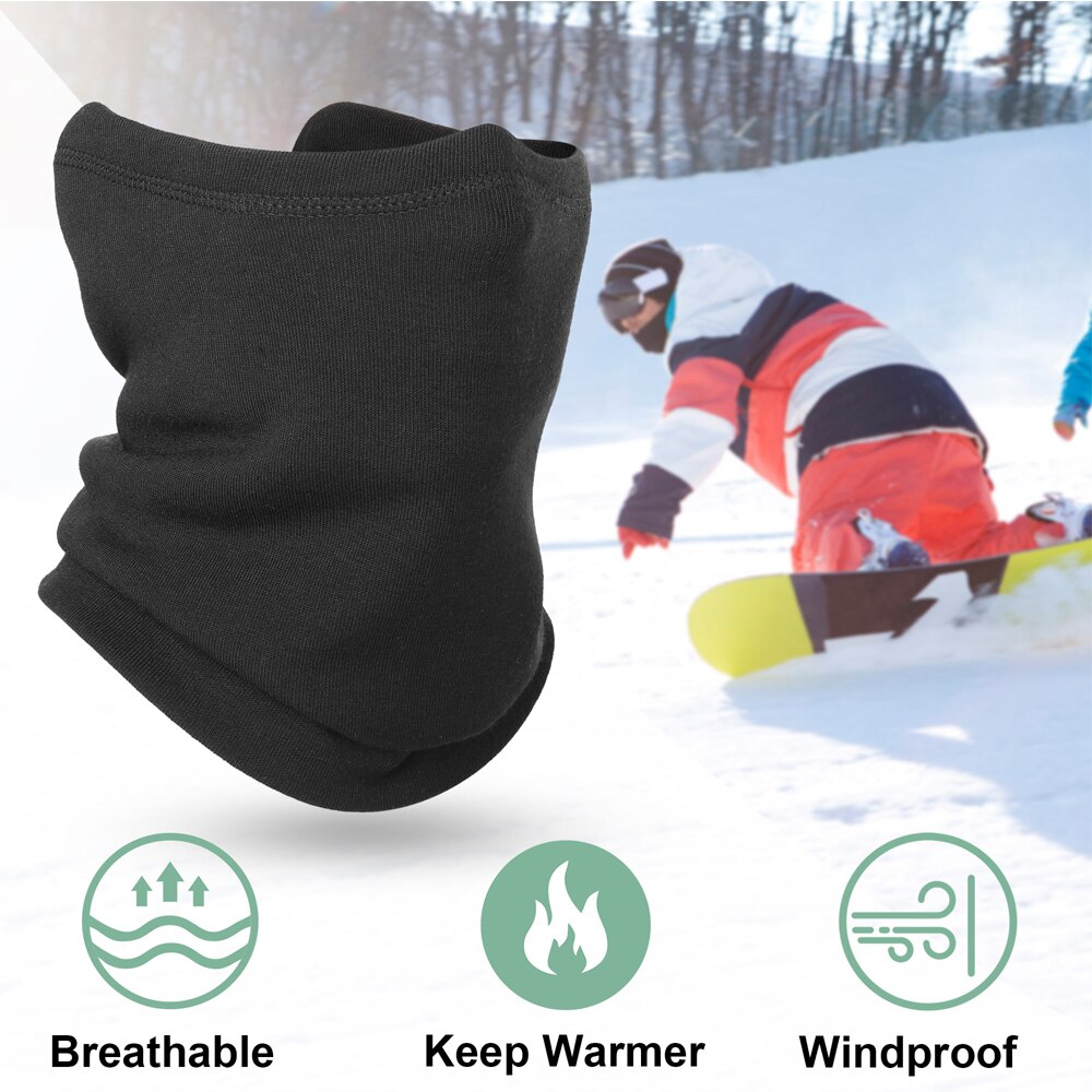 Bandeau magique en polaire pour homme, cache-cou, demi-masque, écharpe, capuche, Snowboard, vélo, Bandana, couvre-chef, hiver