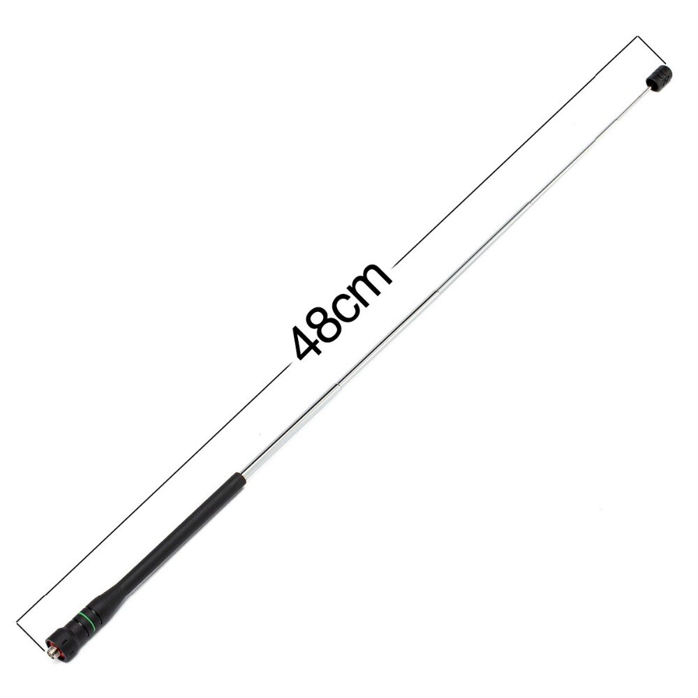 Abbree SMA-F antenne télescopique double bande femelle à Gain élevé pour talkie-walkie Baofeng UV-5R BF-888S UV-82 TYT Radio bidirectionnelle UV-9R