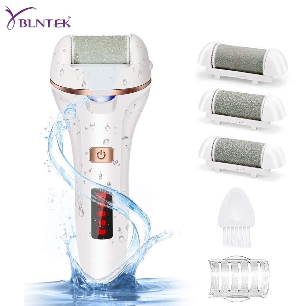 YBLNTEK-eliminador de callos eléctrico, herramienta de pedicura, cuidado de los pies, resistente al agua, eliminador de durezas