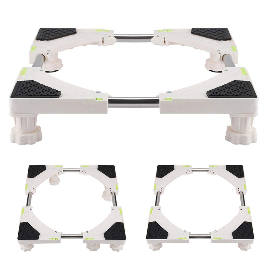 Adjust Base Bracket Stand 4 Strong Feet for Washing Machine Refrigerator Fridge Dryer Floor Stand Base