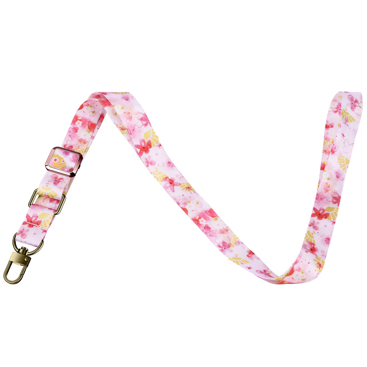 640*20Mm Luxe Sleutelhanger Bandjes Touw Mobiele Telefoon Charm Neck Strap Lanyard Voor Id Card Holde Keycord Diy lariat Touw Patroon: Pink