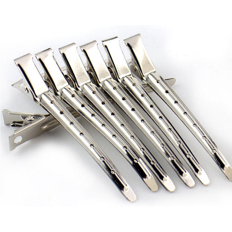 10 Stuks Professionele Salon Roestvrij Hair Clips Hair Styling Gereedschap Diy Kappers Haarspelden Haarspeldjes Hoofddeksels Accessoires