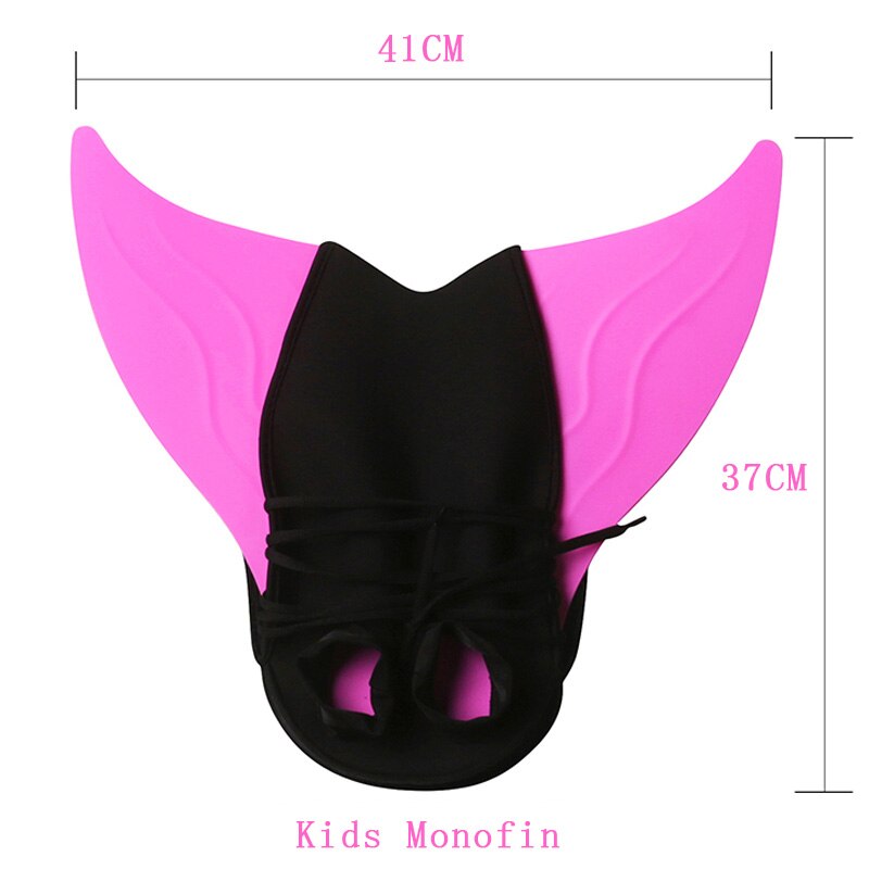 AIWANK Adjustable Mermaid Swim Fin For Kids - Monofin Swimming Training Ages 4+