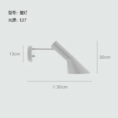Lampadaire d'angle LED moderne noir blanc lampadaires Arne Jacobsen pour salon décoration nordique lampe sur pied à la maison: Black / WHITE