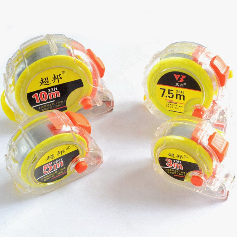 3/5/7.5/10M Precise Measuring Tape Woodworking Tools High Weasteel Tape Measures Resistant Engineering Measuring Hand Tool 1pcs