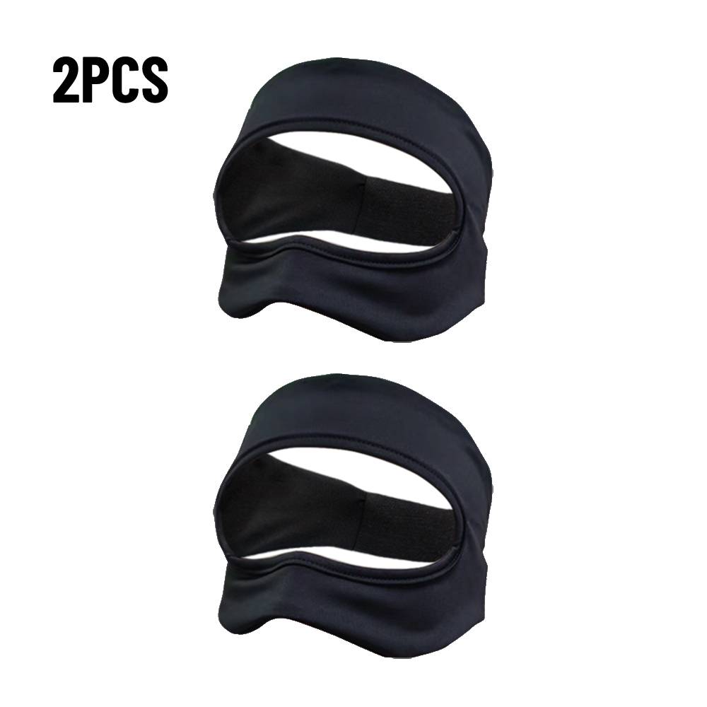 Cubierta de máscara de ojos para Oculus Quest 2, accesorios para gafas VR transpirables, banda para el sudor, auriculares de realidad Virtual para Quest 2 HTC Vive, 2 uds.: 2PCS Black
