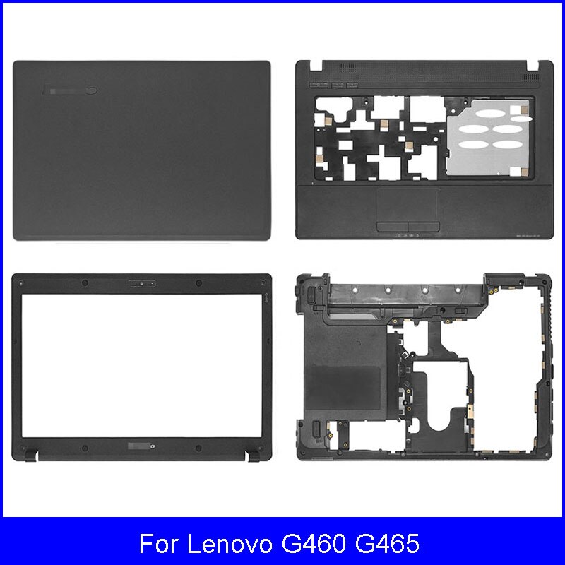 Laptop Lcd Back Cover Voor Lenovo G460 G465 Serie Voorkant Palmrest Bottom Case Abcd Cover zwart