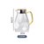 Conjunto de bule de vidro com textura de diamante, chaleira transparente de água fria quente e resistente ao calor para casa, de grande capacidade e entrada: 2.2L Teapot