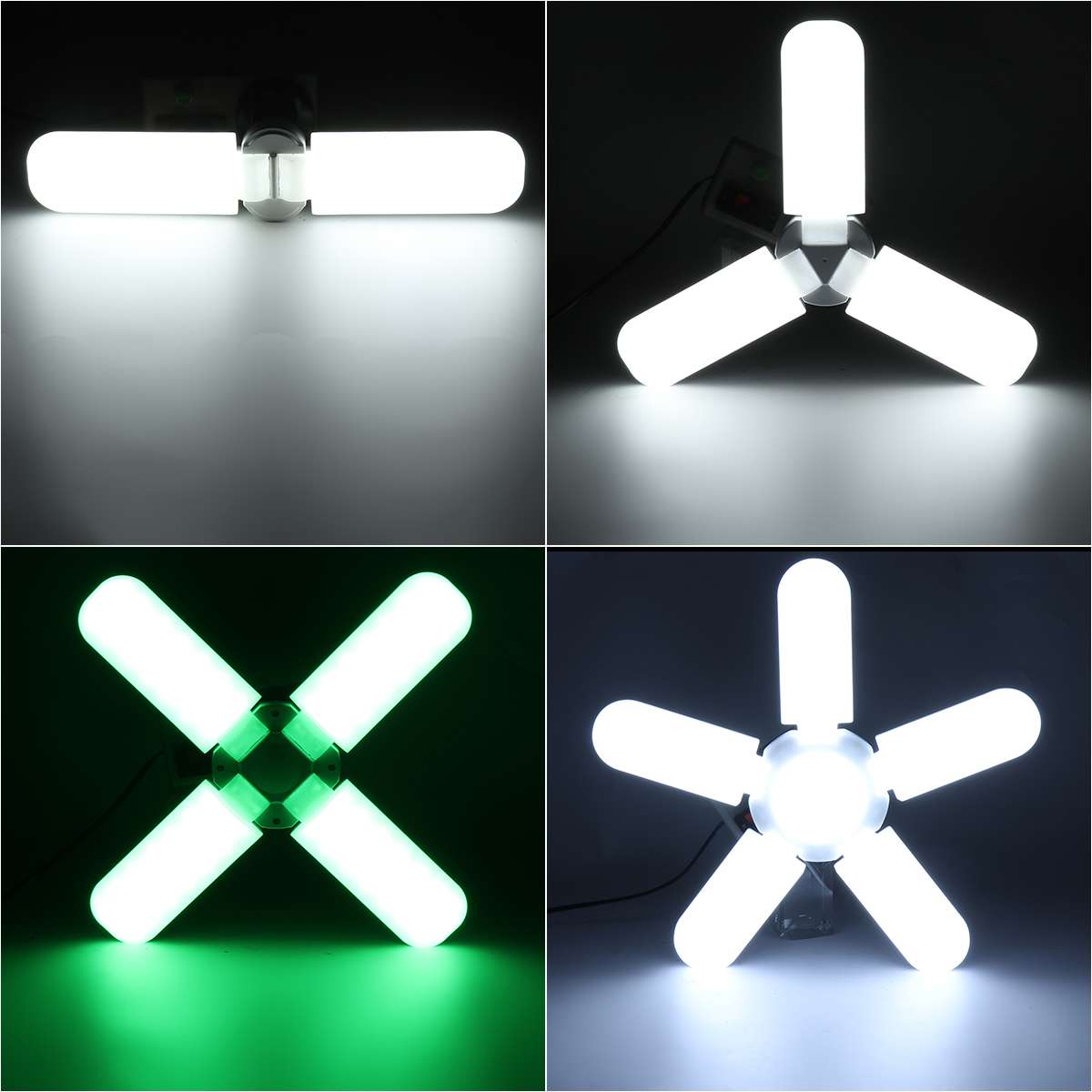 150W LED Fan Garage Lights E27 Bulb 6500K 20000LM 85-265V 2835 Led High Bay Lamp Super Bright Industrial Lighting for workshop