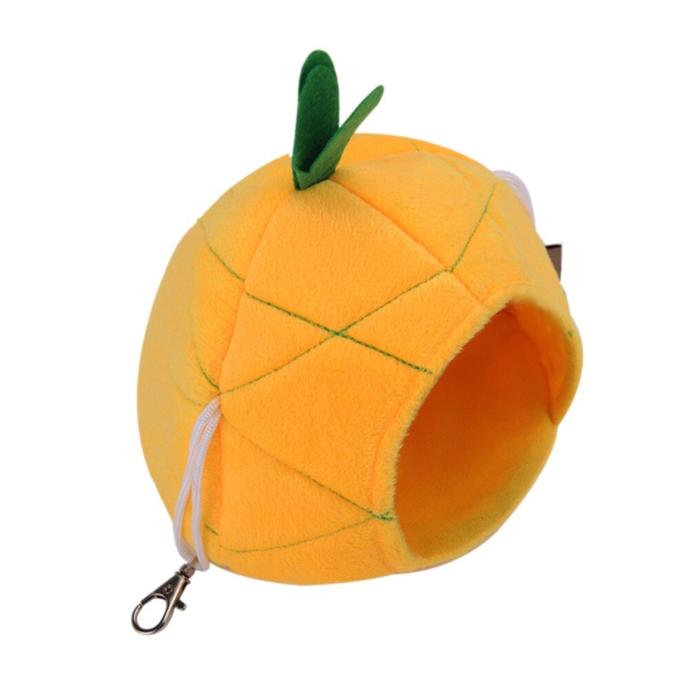 Sød ananas frø hamster hængende seng hus varm pindsvin marsvin seng til lille race lille kæledyr tilbehør 1