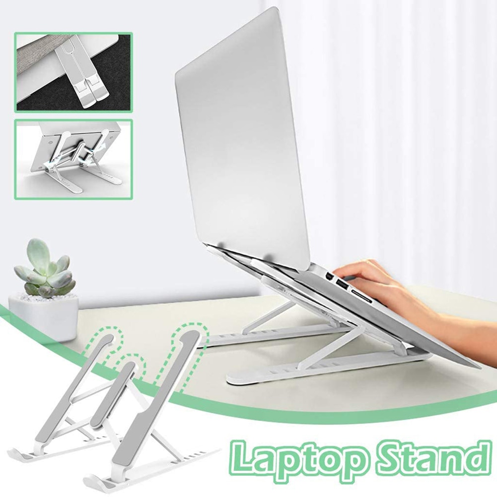 Verstelbare Laptop Cooling Holder Verticale Stand Notebook Riser Ondersteuning Beugel Voor Huishoudelijke Computer Accessoires