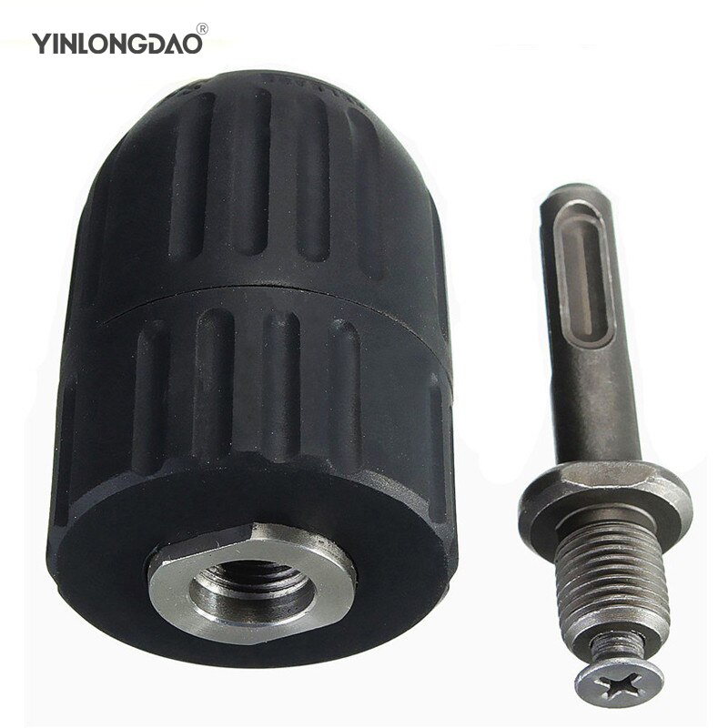Heavy 13MM Keyless Drill Chuck Adaptor with SDS Driller Fit Adaptor Tool Multifunction Household Drill Power Accessories: A