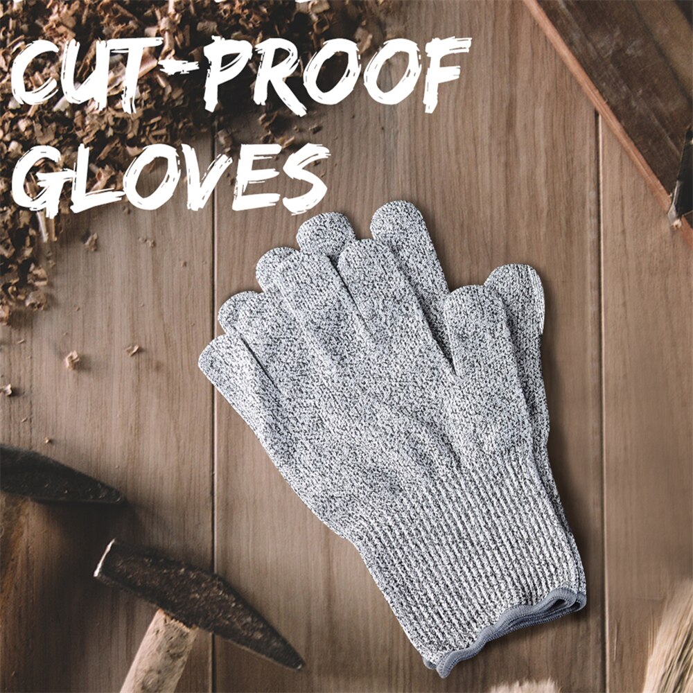 Anti-cut Handschoenen Veiligheid Cut Proof Steekwerende Roestvrij Staaldraad Metalen Mesh Keuken Butcher Snijbestendige Veiligheid handschoenen