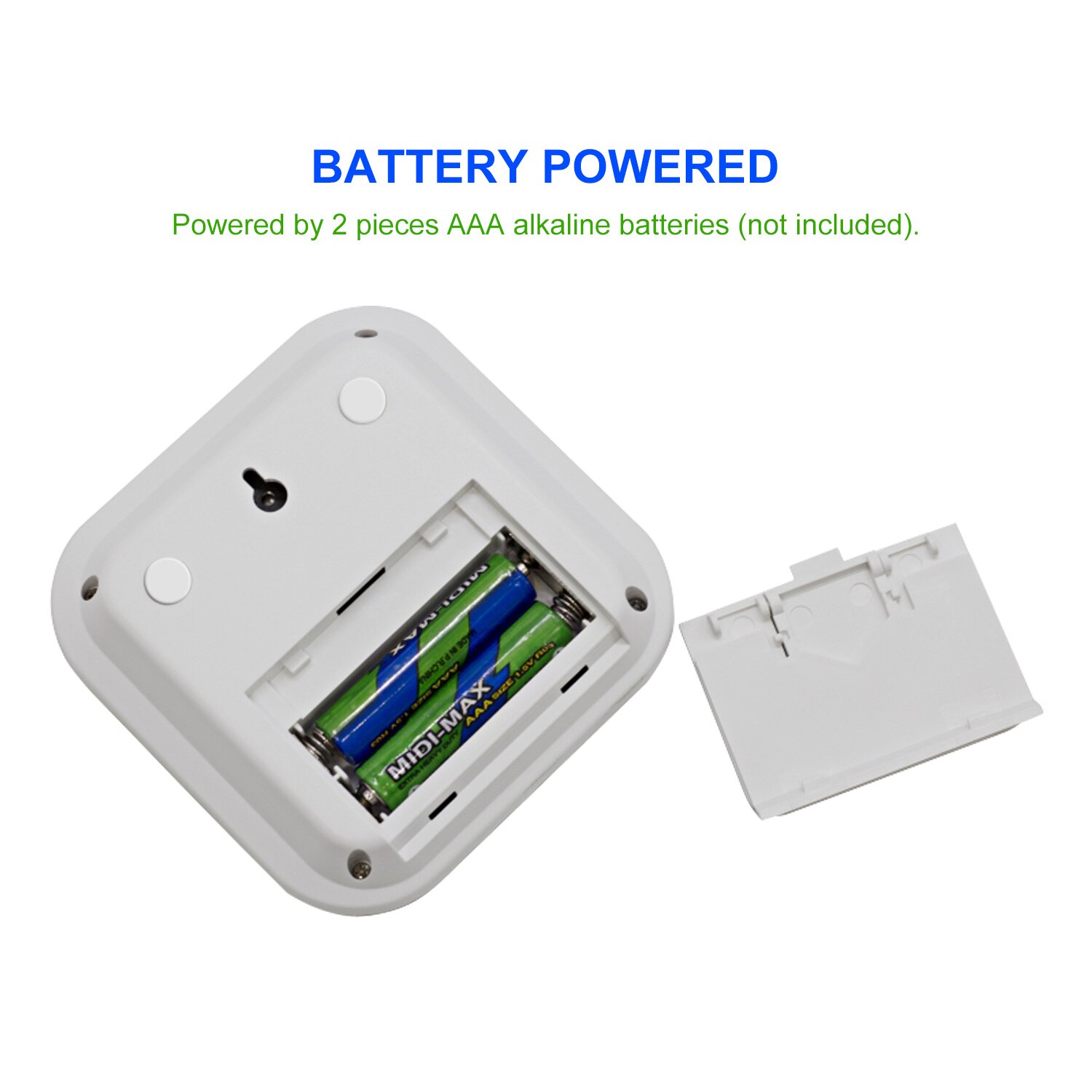 Indoor thermometer digital kitchen Humidity Monitor Touchscreen Backlight Timer Digital Display Temperature Humidity Clock