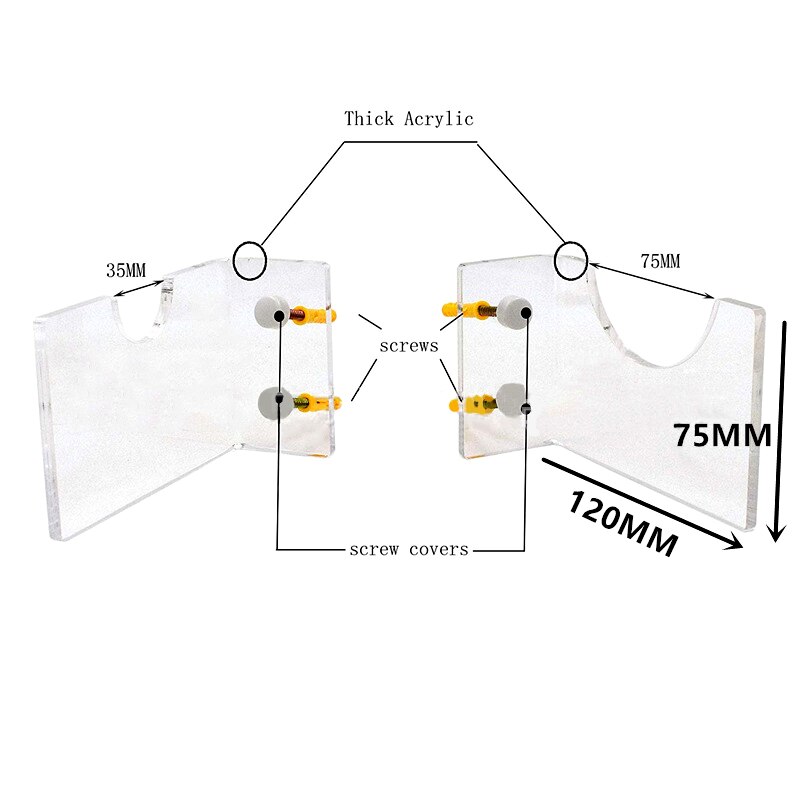 Light Sword Wall Mount Mount Light Saber Wall Display Rack Home Collection Acrylic Light Sword Rack