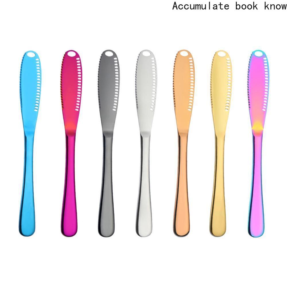 High-end tableware Bright gold Butter Knife Western Food Knife Cheese Knife Steel Bread Cheese Jam Butter Knife