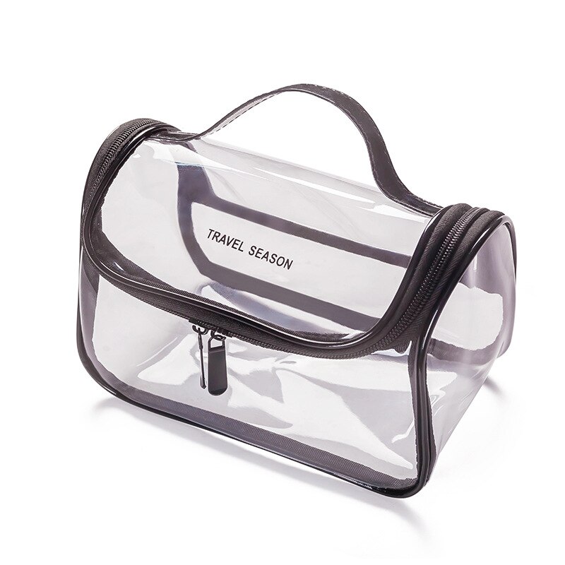 Gennemsigtig rejsearrangør klar makeup taske kosmetolog kosmetik taske skønhed sag taske taske pose pose vask poser