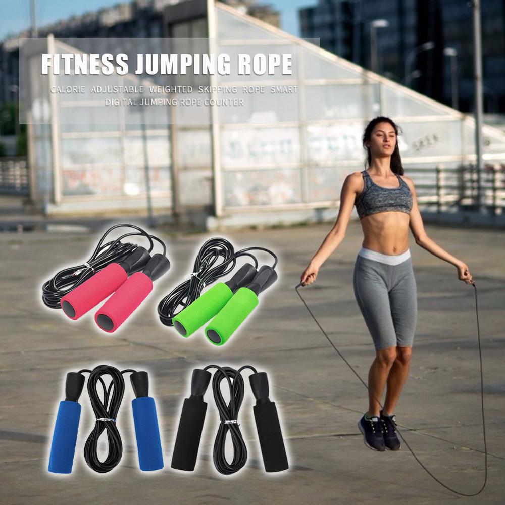 Elastic Adjustable Skipping Rope PVC Non-slip Breathable Jump Rope Fitness Exercise Equipment for Student Competition