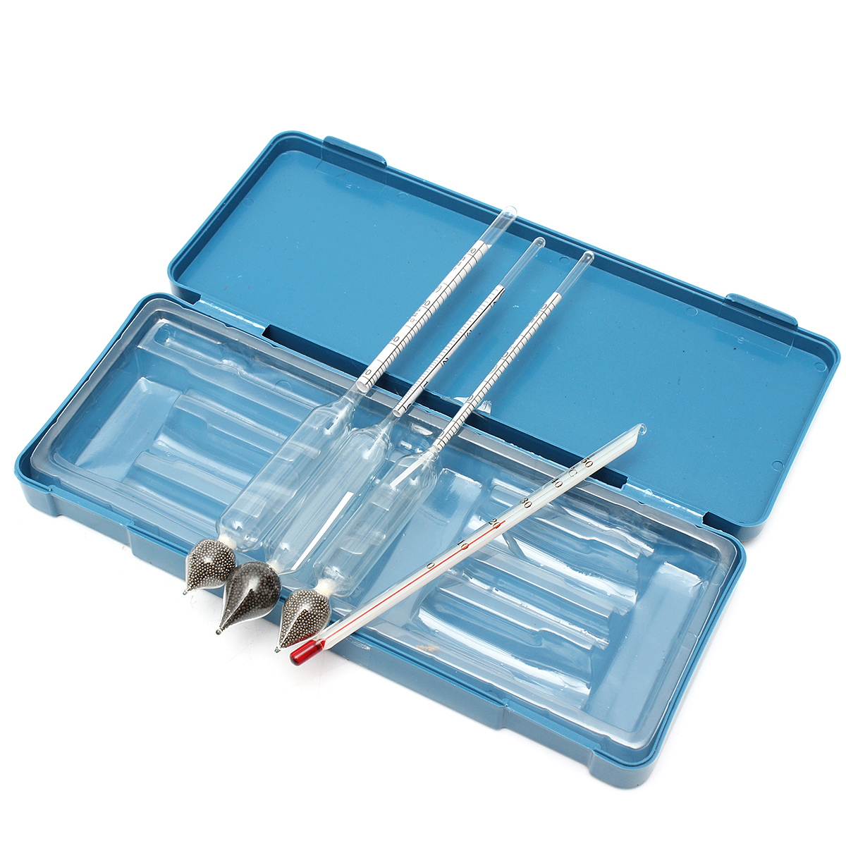 For Wine Alcohol with Thermometer Measure Test 3Pcs Wine Making Hydrometer Alcohol Meter Tester Concentration Meter