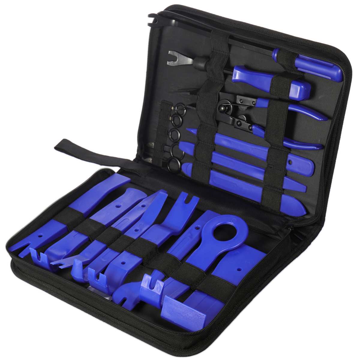 19pcs Car Audio Interior Disassembly Tools Trim Removal Tool Car Panel Door Audio Trim Removal Tool Kit Car Pry Removal Tools