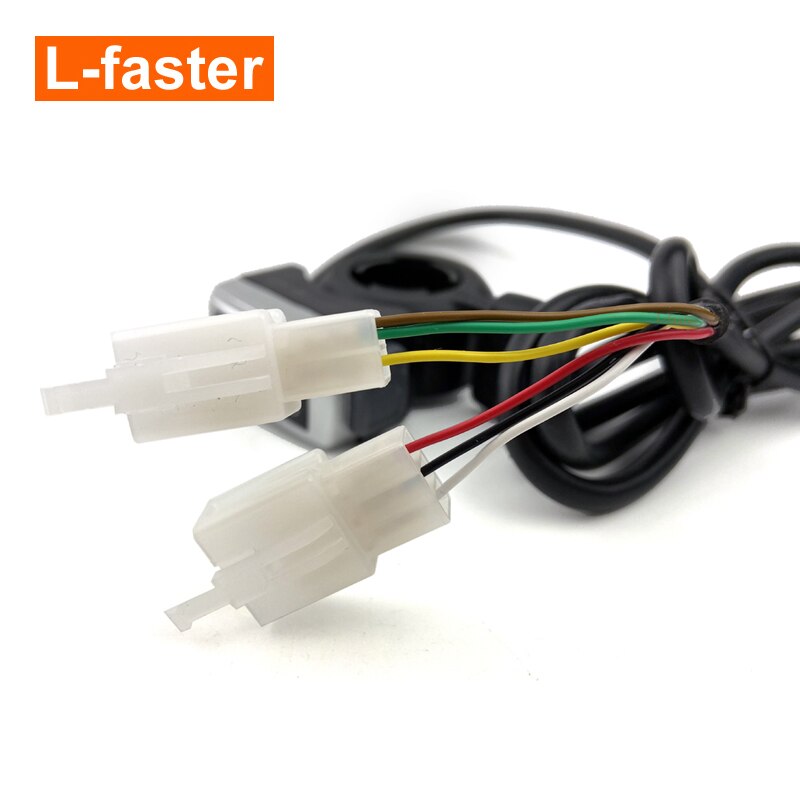 24V/36V/48V Electric Bike Thumb Throttle Wuxing Finger Speed Accelerator With Battery Indicator For Mountain Bicycle E-Scooter