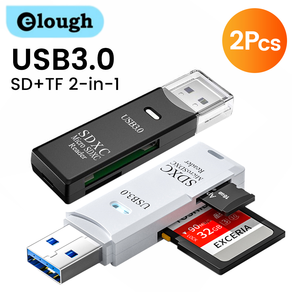 Kaartlezer USB3.0 Naar Micro SD TF Geheugenkaart Lezen Adapter Hoge Snelheid 2 IN 1 Kaartlezer Voor Telefoon PC Laptop Accessoires