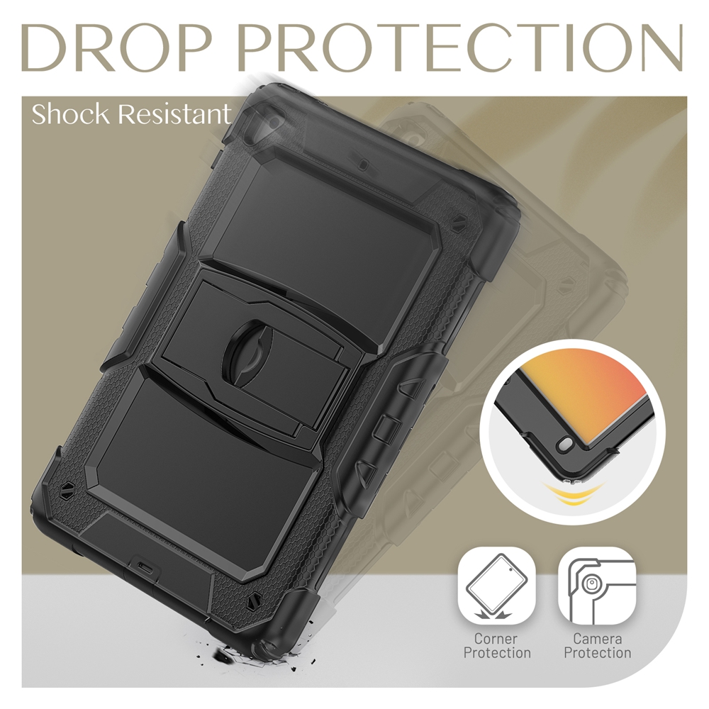 For Apple iPad 9.7 Air 2 Pro 9.7 A1566 A1822 A1893 Case Kids Safe Silicon PC Hybrid Shockproof Stand Tablet Cover