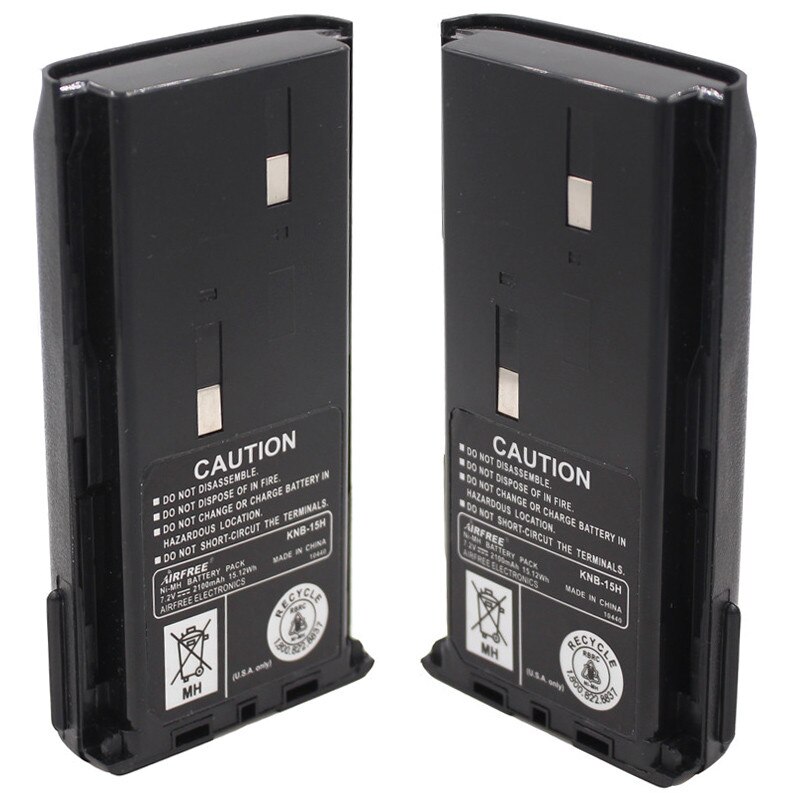 NOVA KNB-15H 2100mAh Ni-MH Bateria para Rádio Walkie Talkie TK-2102 TK3107 TK260 TK360 TK270 TK370 TK272 TK372 TK388 TK3100
