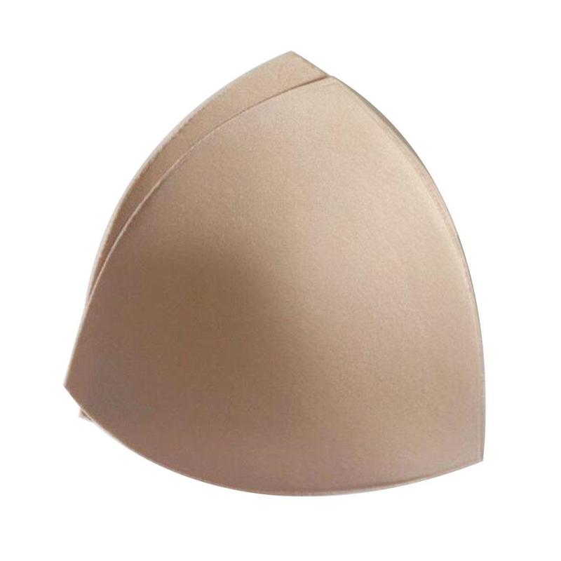 Badedrakt polstring innlegg kvinner klær tilbehør skum trekant svamp pads bryst kopper bryst bh bikini innlegg bryst pute: En