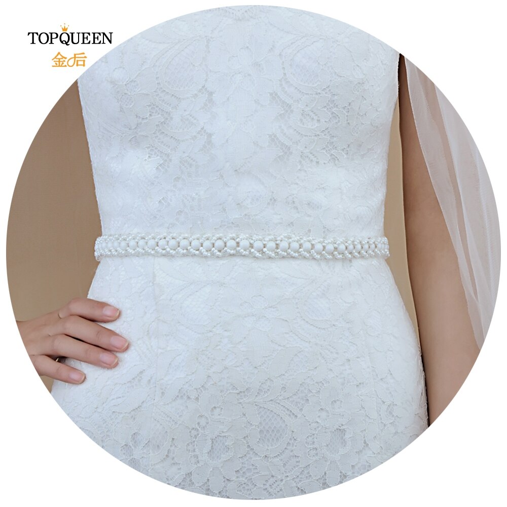 Topqueen S322 Kralen Riem Bruiloft Bruids Riem Bruiloft Parels Riem Bruiloft Accessoires Bruiloft Vrouwen Sash Populaire Bridal Sash