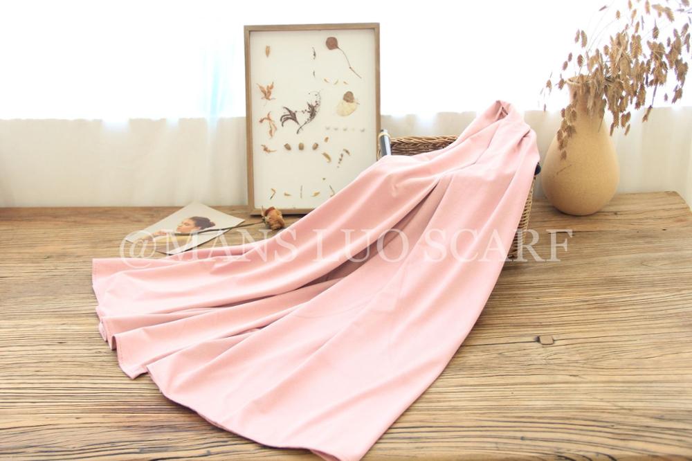 Moslim suède hijab sjaal winter warm islamitische hoofddoek effen fluwelen wikkel hoofddoeken maleisië hijab foulard vrouwelijke moslim: 4