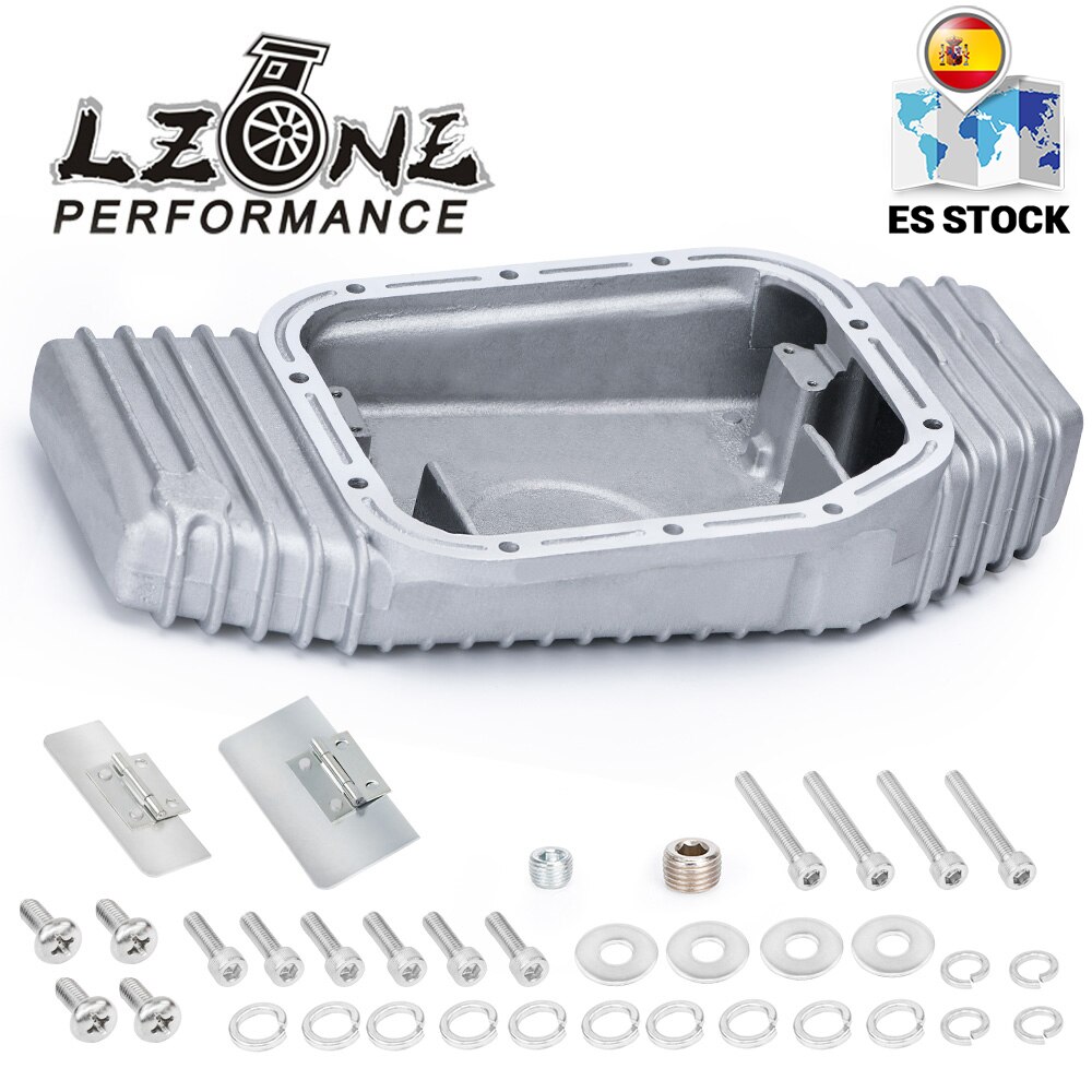 Hohe Kapazität Gießen Aluminium Verblüfft Ölwanne Pfanne-Aktualisierung Für 89-02 Nissan SR20 SR20DET S13 S14 S15 Silvia 240SX 180SX JR-OP49