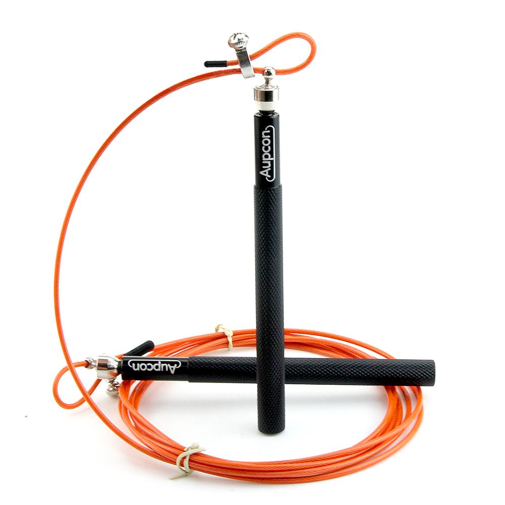 Professionele Jump Rope Crossfit Speed Springtouw Voor Man Boksen Fitness Overslaan Workout Training Met Draagtas Spare Kabel: Black