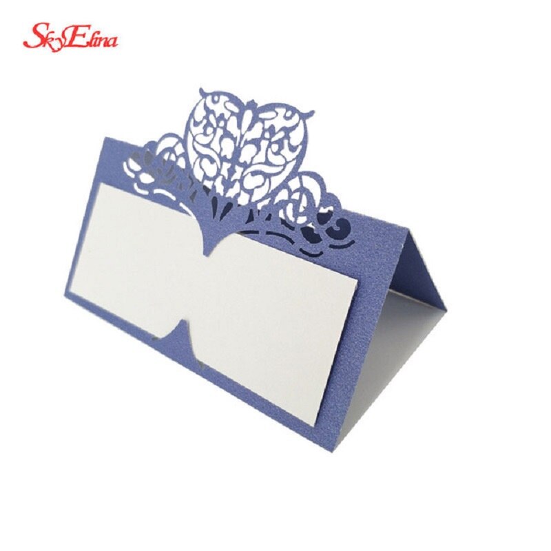 50pcs Party Table Name Guest Place Cards Favor Decoration Wedding Card birthday party Supplies Seating Decoration 5zSH871-50