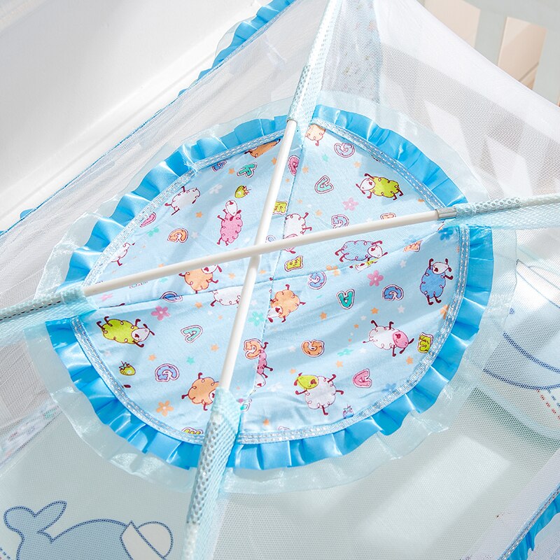 Moustiquaire Portable | Lit de bébé pliable, dessin animé, soutien-bas, tentes de berceau, moustiquaires pour enfants de moins de 10 ans