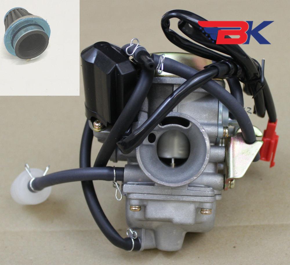 Carburateur W/Luchtfilter Voor Yerf Hond Spiderbox GY6 150cc GX150 Go Kart Carb