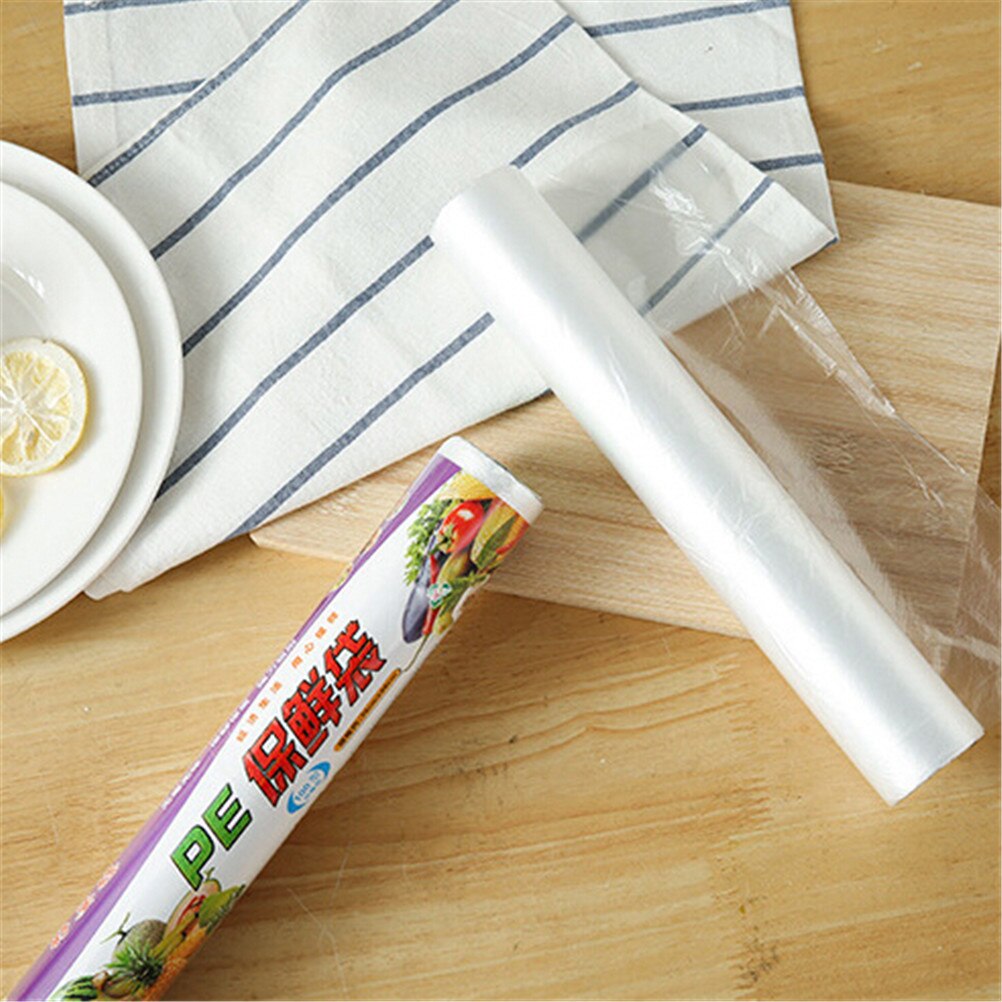 1 Roll Keuken Fris Houden Warmte Sealer Voedsel Saver Bag Vacuüm Voedsel Fruit Opbergtas Verpakking Plastic Zakken Saran Wrap