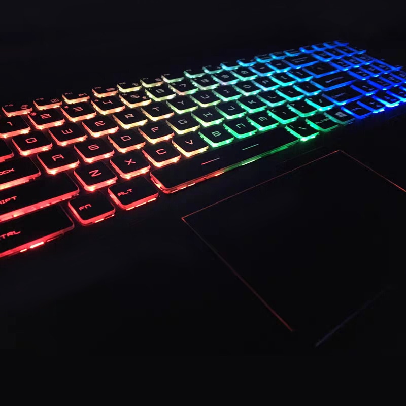 ! Teclado para ordenador portátil con cristales RGB y retroiluminación, teclado colorido para MSI GT62 GE62 GE72 GS60 GS70 GL62 GL72 GP62 GT72S GP72 GL63 US