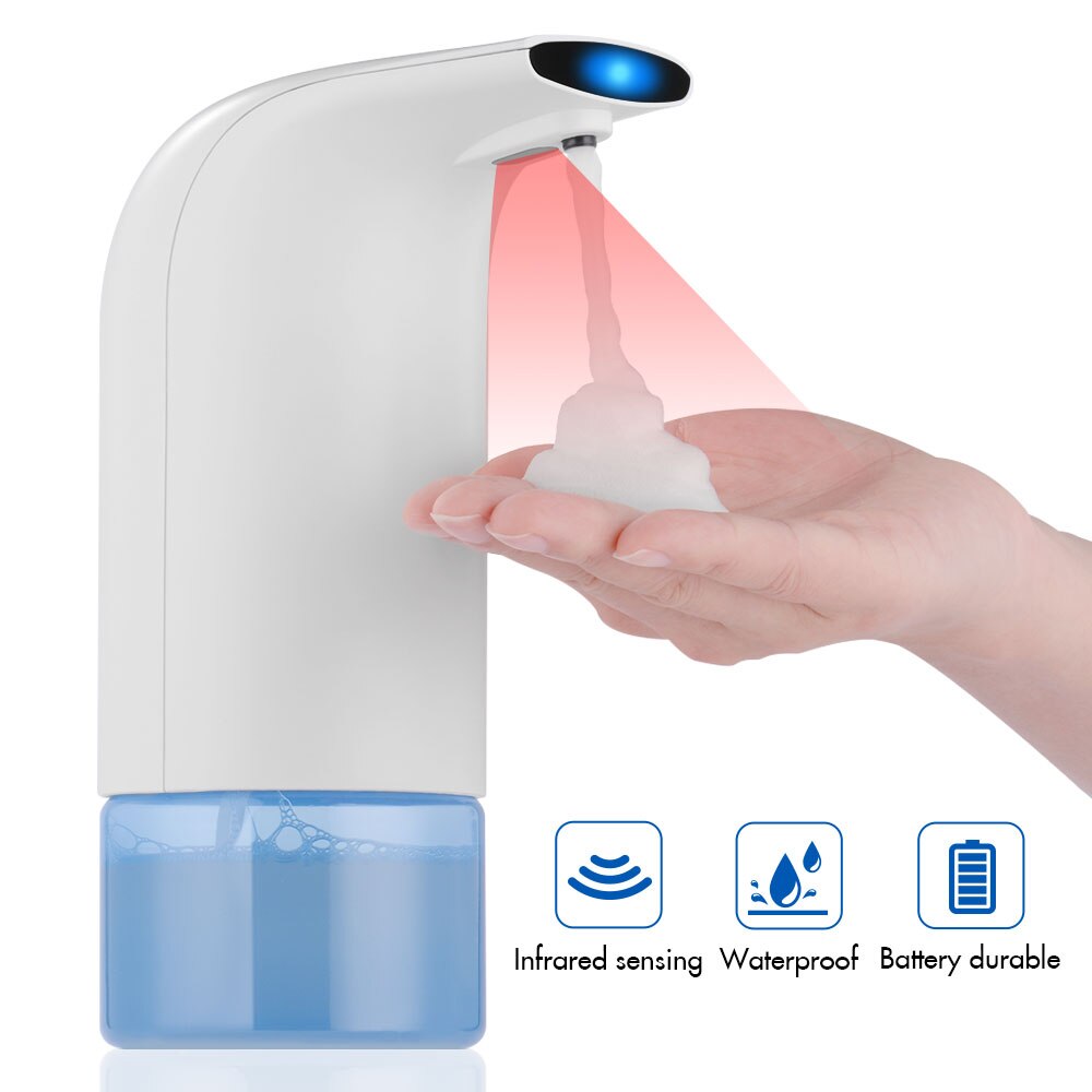 Intelligent Automatic Liquid Soap Dispenser Touchless IR Infrare Induction Foam Hand Washing Device for Kitchen Bathroom