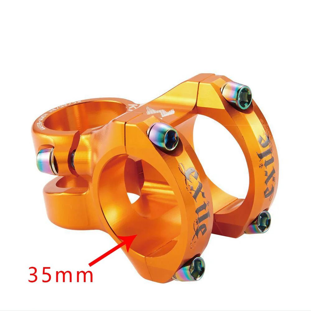 Mountainbike Grote Boring Stuur 35 MM Fiets Stuurpen 7075 Aluminium 28.6*35*40 MM Fiets Stuurpen: Clear