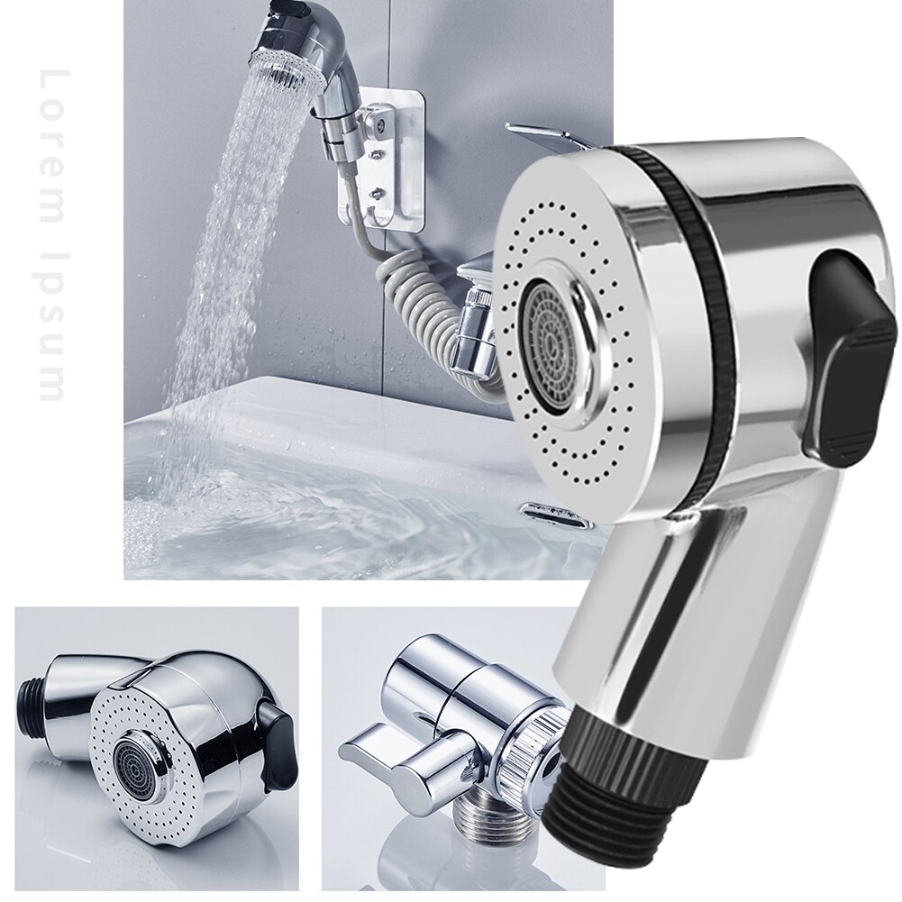 Hose Sprayer Quick Connect Extension Accessory Universal Diverter Bathroom Fixture Shower System Water Tap Faucet Splitter Sink
