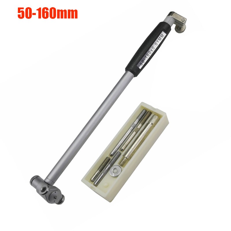 50-160mm Inner Diameter Gauge Measuring Rod + Probe Accessories Inner 10-18mm 18-35mm 35-50mm 10mm indicator Diameter Gauge Tool