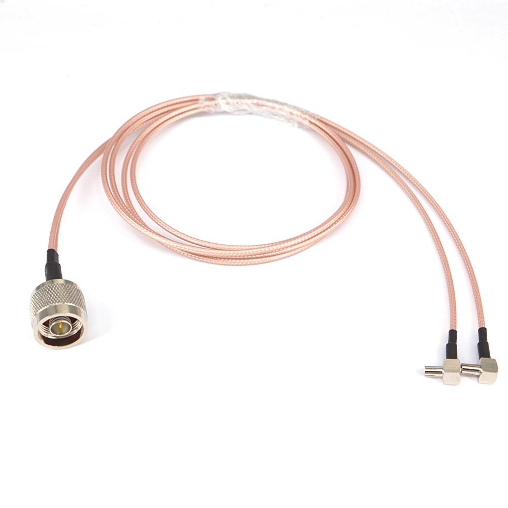 Y-Type Rf Pigtail Kabel N Male Naar 2X TS9 Mannelijke Connector Verlengkabel RG316 1M: 2M