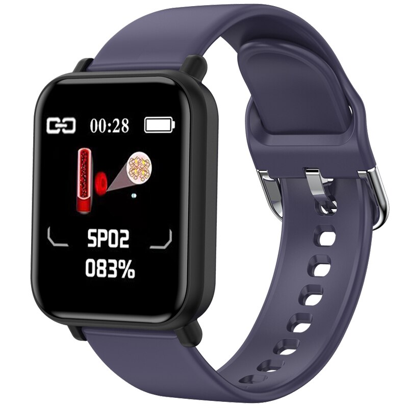 Fitness sporer smart armbånd blodtrykksmåling smart bånd se Fitness sporer  ip67 vanntett smart armbåndsur: Blå