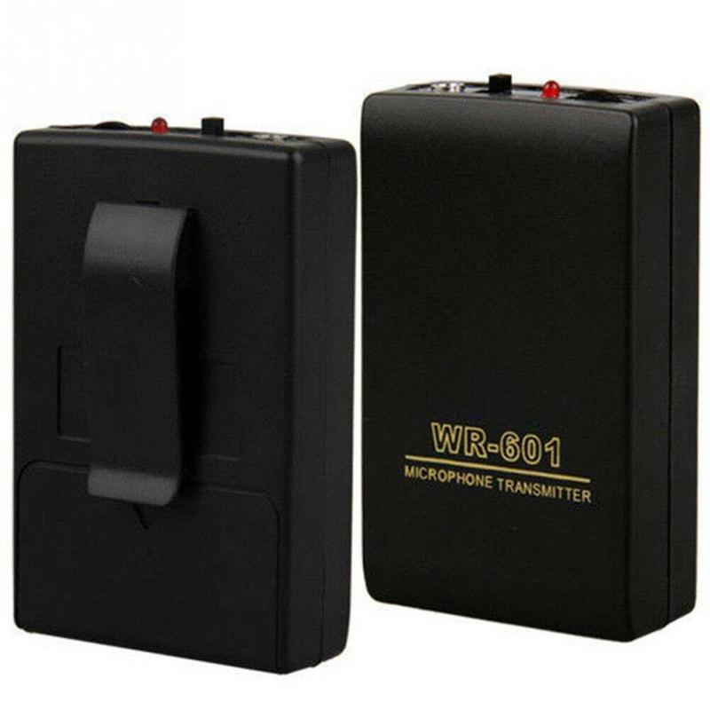WR601 Draadloze Fm Microfoon Systeem Met Zender Revers Clip Microfoon Mic System Fit Voor Lezing Conferentie
